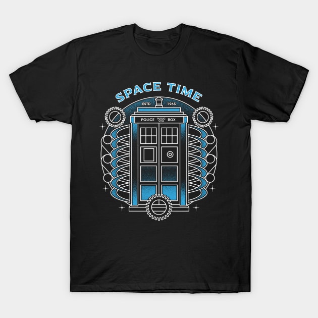 The Blue Phone Box Remix T-Shirt by logozaste